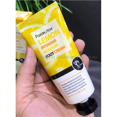 Крем для ног FARMSTAY Lemon Intensive Moisture Foot Cream 100ml (125)