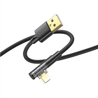 Кабель USB - Apple lightning Borofone BU39  100см 2,4A  (black)