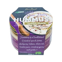 Хумус "С кедровыми орешками" Полезные продукты, 200 г