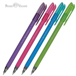 Ручка шариковая 0.38 мм "PointWrite Special" синяя (4 цвета корпуса) 20-0211 Bruno Visconti