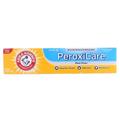 Arm & Hammer, PeroxiCare, Deep Clean Toothpaste, Fresh Mint, 6.0 oz (170 g)