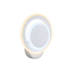 Настенный светодиодный светильник с выключателем FA560 WH/S белый/песок LED 3000K/6400K 24W 200*200*60