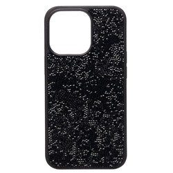 Чехол-накладка - PC071 POSH SHINE для "Apple iPhone 13 Pro" россыпь кристаллов (black)