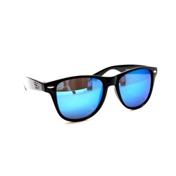 Распродажа солнцезащитные очки R 2140-3 черный глянец голубой