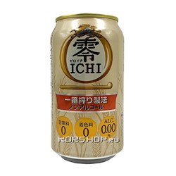 Пиво безалкогольное Ichi Zero Kirin, Япония, 350 мл. Срок до 30.04.2024.Распродажа