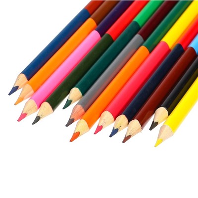 Цветные карандаши, 24 цвета, трехгранные, Маша и Медведь