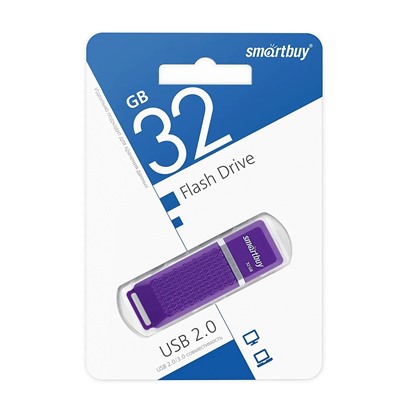 Флэш накопитель USB 32 Гб Smart Buy Quartz (violet)
