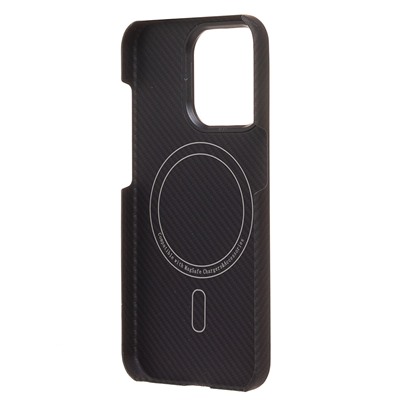 Чехол-накладка - SM009 POSH KEVLAR SafeMag для "Apple iPhone 15 Pro" (black)