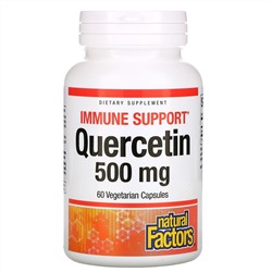 Natural Factors, кверцитин, 500 мг, 60 вегетарианских капсул