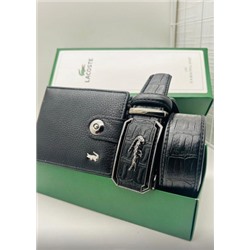 Подарочный набор для мужчины ремень, кошелек + коробка #21214647