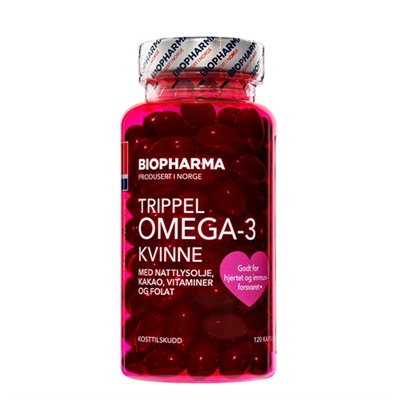 Omega-3 "Kvinne" Biopharma, 120 шт