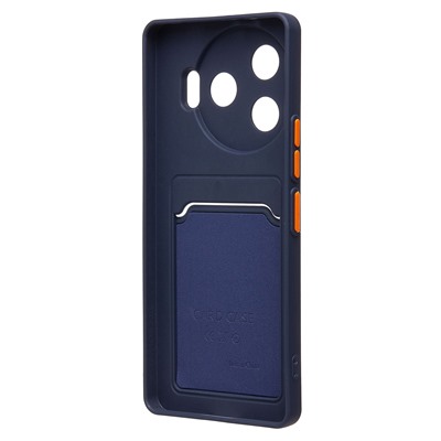 Чехол-накладка - SC337 с картхолдером для "Tecno Camon 30 Pro 5G" (dark blue) (231141)