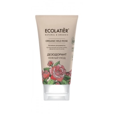 Дезодорант Ecolatier Organic Wild Rose «Нежный уход», 40 мл