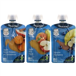 Gerber, экономичная упаковка, для детей от 12 месяцев, любимые фрукты и овощи, 9 пакетиков, 99 г (3,5 унции) в каждом