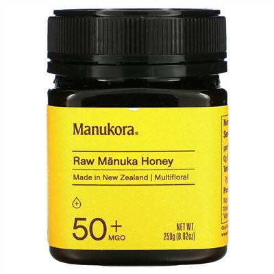 Manukora, Raw Manuka Honey, 50+ MGO, 8.82 oz (250 g)