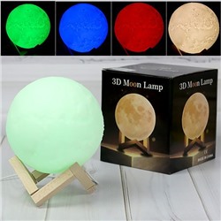 Настольная 3D лампа Луна