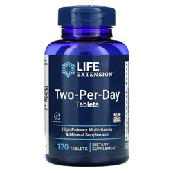 Life Extension, таблетки для приема дважды в день,120 таблетки