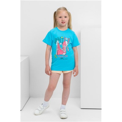 футболка детская с принтом 7448 (Голубой)
