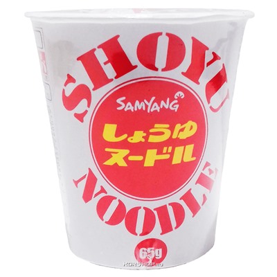 Лапша б\п с соевым соусом Shoyu Noodle Samyang, Корея, 65 г Акция