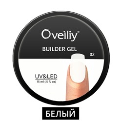 Oveiliy, конструирующий гель №02 White, 15 ml.