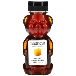 Madhava Natural Sweeteners, Organic Amber Honey, 12 oz (340 g)