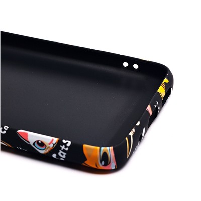 Чехол-накладка Luxo Creative для "Xiaomi Redmi 12C/Poco C55" (094) (black) (226130)