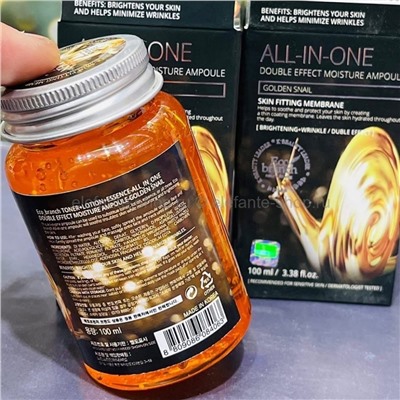 Ампульная сыворотка для лица Eco Branch Golden Snail 3-In-One Ampoule, 100 мл (125)