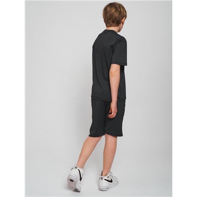 Спортивный костюм летний для мальчика темно-серого цвета 704TC