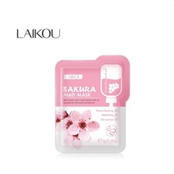 Laikou Маска для лица c экстрактом японской вишни и минералами вулканической грязи, 5 гр.