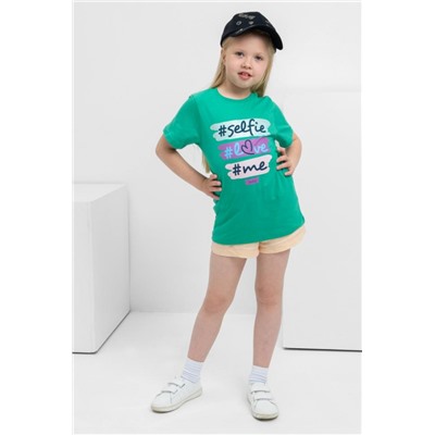 футболка детская с принтом 7448 (Зеленый)