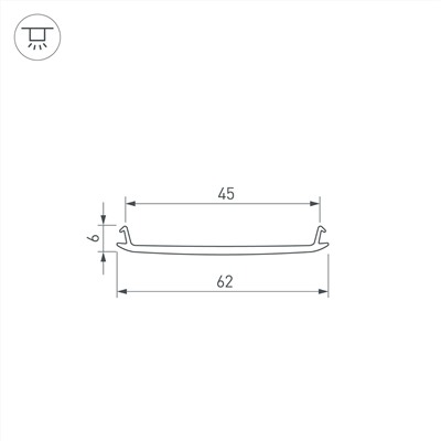 Экран STRETCH-S-50-CEIL-CENTER-50m (GAMMA50) (Arlight, -)