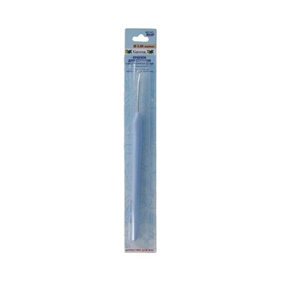 Крючок для вязания Гамма 3.5мм 16см с прорезиненной ручкой RHP