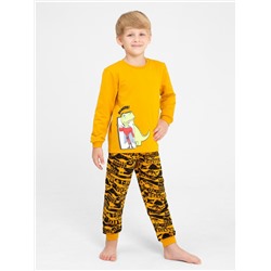 Пижама для мальчика Cherubino CWKB 50139-33 Горчичный
