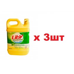 Liby Жидкость для посуды Зеленый Лимон 1,5л 3шт
