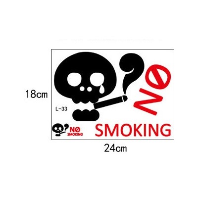 Декоративная наклейка NO Smoking