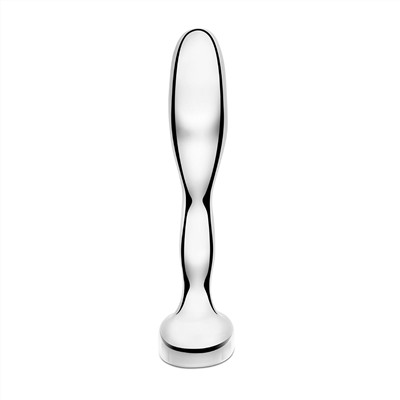 Стальной стимулятор простаты Stainless Steel Prostate Plug - 11,5 см.