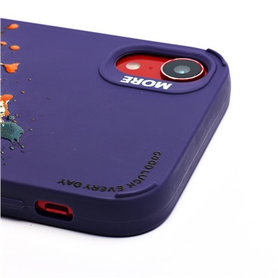 Чехол-накладка - SC335 для "Apple iPhone XR"  (кот) (violet) (227093)