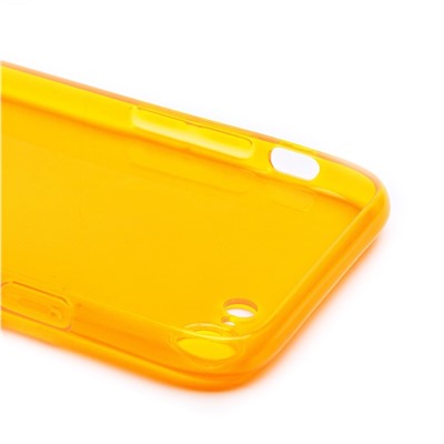 Чехол-накладка - SC344 для "Apple iPhone 7/8/SE 2022" (transparent/orange) (232072)