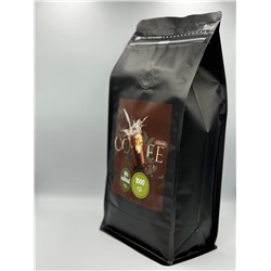 Кофе зерно упаковка 1 кг смесь Арабики и Робусты