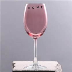 Бокал для вина «Home», 360 мл, розовый