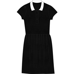 платье 1ДПК4306090; черный+белый