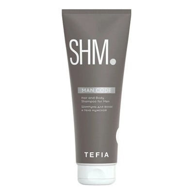 TEFIA Man.Code Шампунь для волос и тела мужской / Hair and Body Shampoo for Men, 285 мл