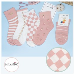Женские носки из хлопка  ( Узор 5) MilanKo N-228