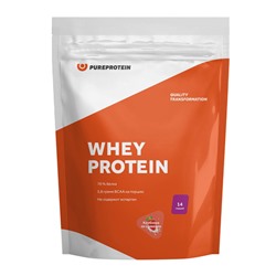 Сывороточный протеин "Клубника со сливками" Pure Protein, 810 г