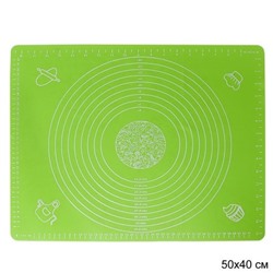 Силиконовый коврик 40х50 см / GY-633-B /уп 100/ зеленый 0,177