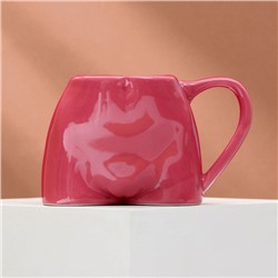 Кружка керамическая «Ева» розовая, 150 мл, цвет розовый
