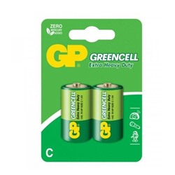 Батарейки солевые GP GreenCell C/R14G - 2 шт.