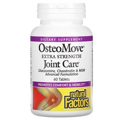 Natural Factors, OsteoMove, усиленное средство для суставов, 60 таблеток