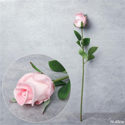 Цветок искусственный Роза 45 см / J104 /уп 48/480/ латекс