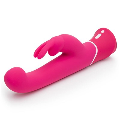 Розовый вибратор-кролик G-Spot Rechargeable Rabbit Vibrator - 24,1 см.